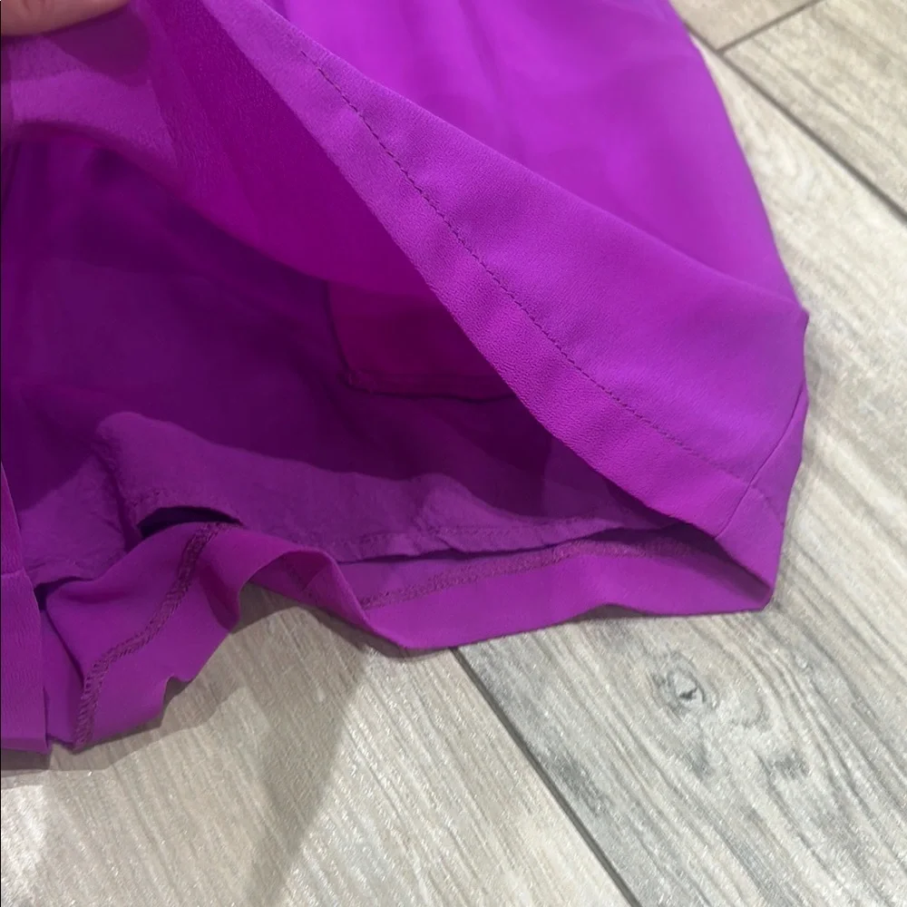 Purple Ruffle Romper - Picture 3 of 6